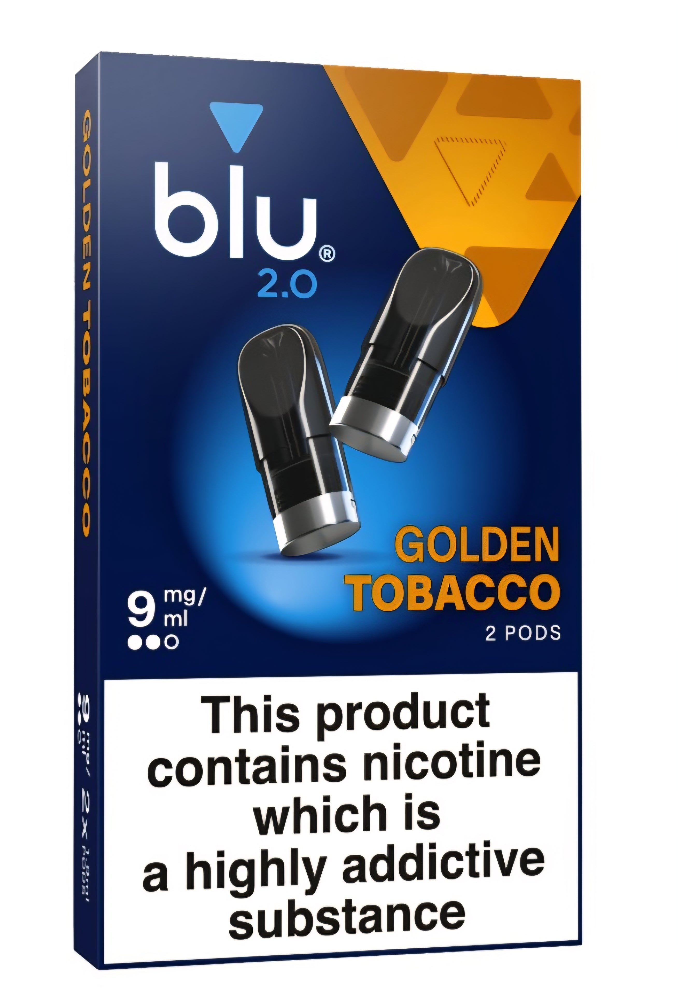 Blu 2.0 Prefilled Pods 9mg Golden Tabacco