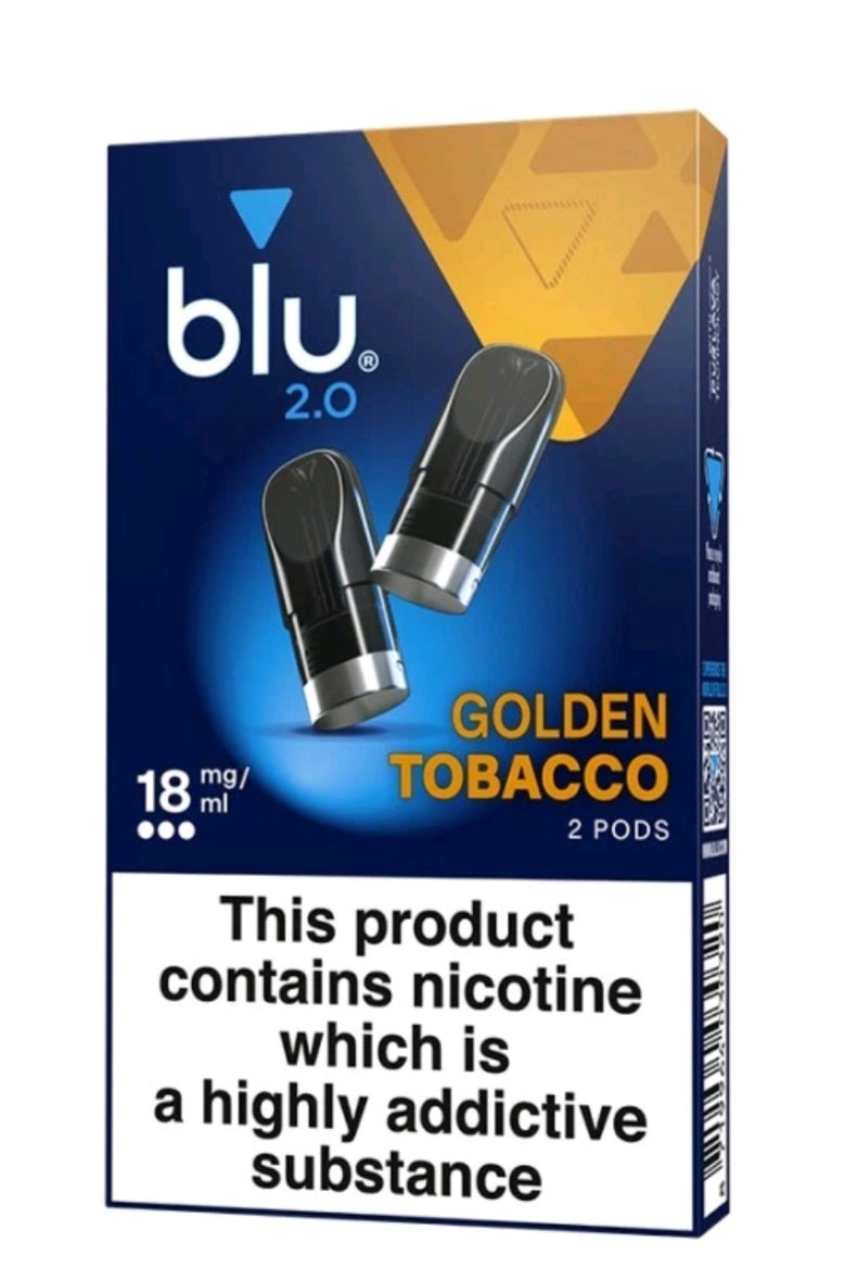 Blu 2.0 Prefilled Pods 18mg Golden Tabacco