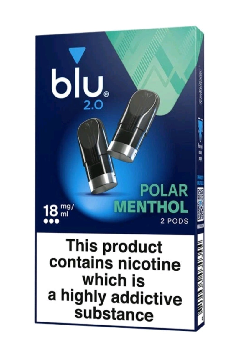 Blu 2.0 Prefilled Pods 18mg Polar Menthol