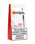88 Vape CE4 Clearomisers x 3