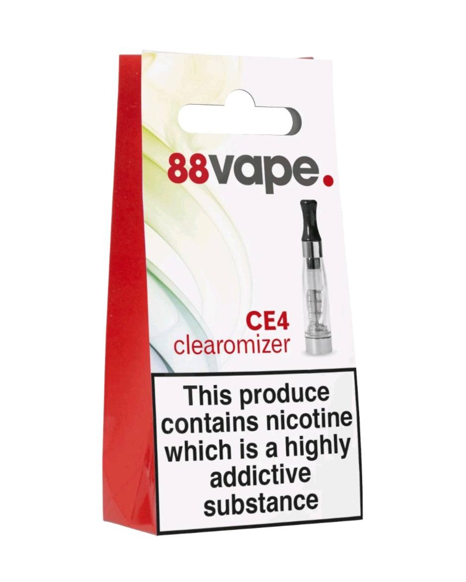 88 Vape CE4 Clearomisers x 3