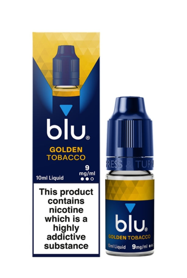 Blu Golden Tabacco 0.8mg e-liquid 5 x 10ml bottles
