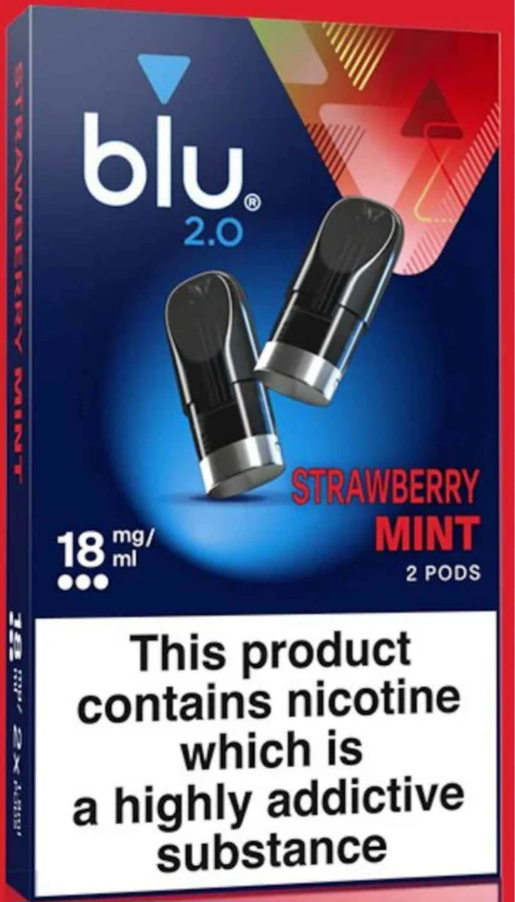 Blu 2.0 Prefilled Pods Strawberry Mint 18mg