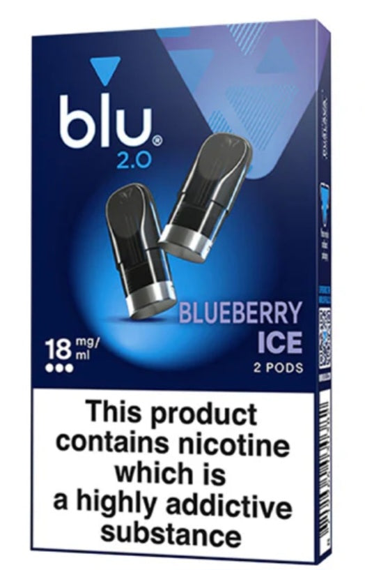 Blu 2.0 Prefilled Pods Blueberry Ice 18mg