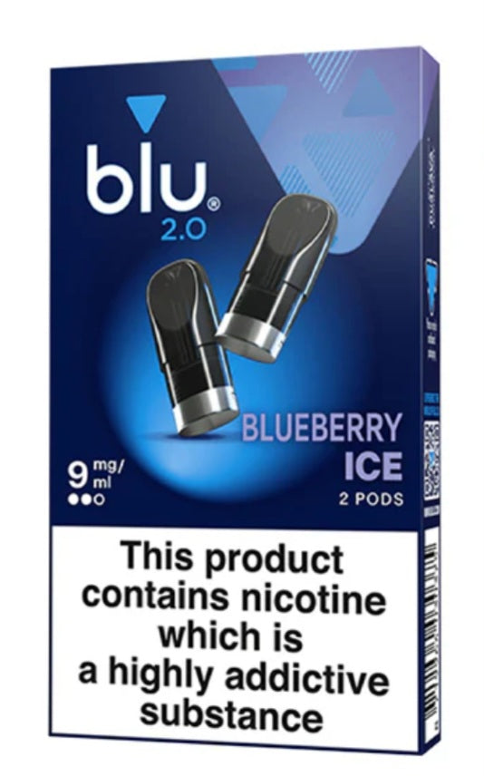 Blu 2.0 Prefilled Pods BlueBerry Ice 9mg
