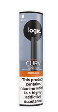 Logic curv E-cigarette 18mg Tabacco starter kit