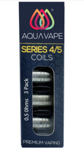 Pack of 3 Aquavape Series 4/5 Coils 0.5ohms